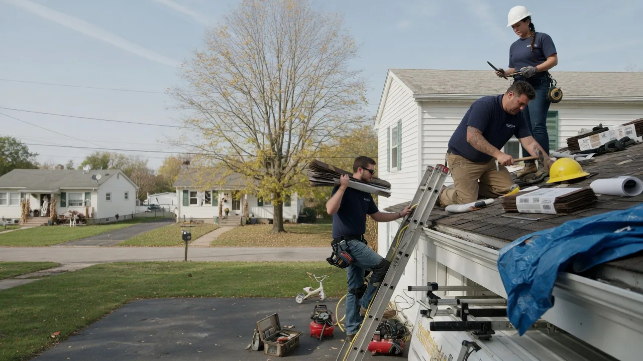 Local Roofing Contractors in La Harpe, IL near me